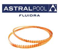 COPPIA CINGHIOLI ROBOT PISCINA ARANCIO CINGHIETTE ROBOT ASTRALPOOL E FLAMINGO