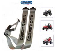 COPPIA CINTURE DI SICUREZZA AUTO PEG PEREGO GAUCHO 12 VOLT ROCK'IN