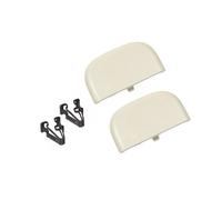 Coppia clip tappo parasole plastica beige per Ford per Fusion dal 2013 al 2016