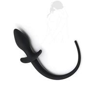 Coppia coda di cane in silicone gioco di ruolo sport formazione accessori creativo lusso set regalo.