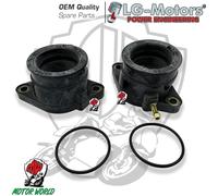 Coppia Collettori Aspirazione Carburatore YAMAHA XT 600 1987 1988 1989 1990