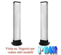 COPPIA COLONNINA COLONNINE DA 50 CM IN ALLUMINIO PER FOTOCELLULA DA ESTERNO