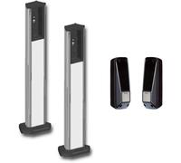 COPPIA COLONNINE BASSE H 500 MM 50 CM 401070 + COPPIA FOTOCELLULE XP20B 785103