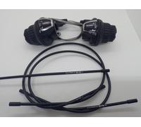 COPPIA COMANDI CAMBIO SHIMANO REVO SHIFT 3 X 7 COMPLETI di guaine MTB