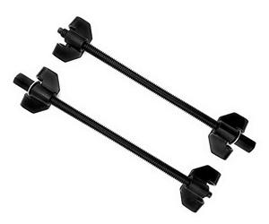 COPPIA COMPRIMI SMONTA MOLLA AMMORTIZZATORE UNIVERSALE AUTO MOLLE 370MM ATTREZZO