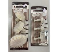 Coppia confezioni stampini ad espulsione decorazione torte DolceMania CakeDesign