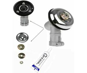 Coppia conica 9 denti x Asta Ø 28mm Decespugliatori Attila ATJ 35 45 53 tagliaerba decespugliatore + Grasso in omaggio