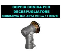Coppia Conica Decespugliatore 11 denti - asta Ø 28mm SHINDAIWA B45 (72080-13010