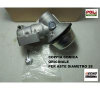COPPIA CONICA TESTINA DI RICAMBIO PER DECESPUGLIATORE SHINDAIWA E ECHO FORO 28
