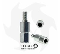 COPPIA CONICA UNIVERSALE DECESPUGLIATORE BAZARGIUSTO TESTINA PROFESSIONALE