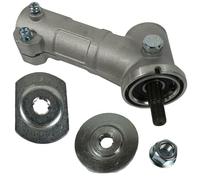 Coppia Conica Universale per Decespugliatore Ø24-28 mm con 5 Adattatori + Inserto Quadro o Scanalato e dentato tipo z7 9 10 denti a Scelta (Coppia conica + inserto Z10 10 denti)