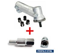 COPPIA CONICA UNIVERSALE PER DECESPUGLIATORE COMPLETA DI INSERTO PROFES 25108V