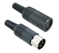 Coppia Connettore + Presa DIN A 4 Pin