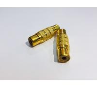 COPPIA CONNETTORI GIUNTI adattatore RCA femmina RCA femmina, DOPPIO FEMMINA RCA