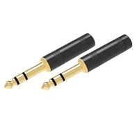 Coppia connettori jack 6,3mm stereo