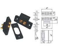 Coppia Contatti Elettrici a Pressione 06510 (06510000) Cisa 6 Pezzi