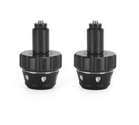 COPPIA CONTRAPPESI / BILANCERI CNC MANUBRIO NERO Ø 13-18mm 465g UNIVERSALI Y1