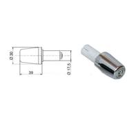COPPIA CONTRAPPESI BILANCIERI ESPANDER BUZZETTI CROMATI UNIVERSALI 17,5 GR 180