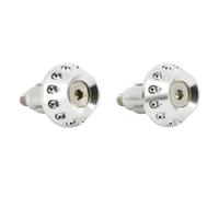 Coppia contrappesi bilancieri manubrio moto motori Ø 13 e 17 Colore Alluminio