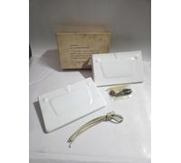 COPPIA CONVOGLIATORE ARIA COFANO MOTORE PER FIAT 500 D - F - L - R BIANCO