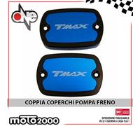 COPPIA COPERCHI POMPA FRENO BLU ONE CAMAMOTO PER YAMAHA T-MAX TMAX T MAX 530