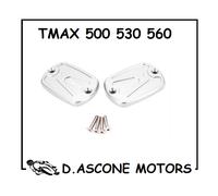 Coppia COPERCHI POMPA OLIO FRENO Tmax 500 530 560 T max yamaha FRENI ARGENTO