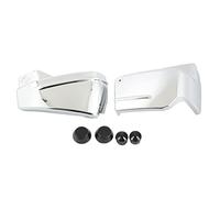 Coppia Coperchio Laterale Batteria, Coperchio Laterale Batteria Moto per V Star 650 DragStar 650 XVS650 XVS650A Tutto L'anno(cromo)