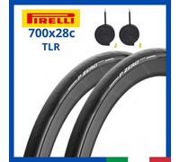 Coppia Copertoncino Gomma Corsa 700x28 PIRELLI PZERO TLR RACE Nero Strada Bici