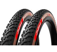 Coppia Copertone Vittoria Barzo -Mezcal XC Race 29 x 2.25 Tubeless Ready Marrone