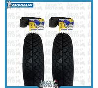 Coppia Copertoni Gomme Pneumatici + Camera MICHELIN 100/90-10 S83 56J APE 50