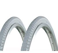 COPPIA COPERTONI K143 24X1 3/8 GRIGIO RIGIDO