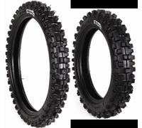 Coppia Copertoni Kyoto Minicross Pit Bike 90/100-14 + 70/100-17 ant + post Mini