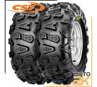 COPPIA COPERTONI PNEUMATICI CST ABUZZ 25X10-12 CU02 6 TELE QUAD FUORISTRADA