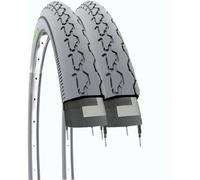 2 COPERTURE 24 X 1 3/8 (37-540) Coppia COPERTONI Grigio per Carrozzina DISABILI EBC24GXE