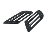Coppia Coperture Presa Cofano Nere 16.5cm Decorative Coppia Coperture | Design nero elegante, migliora estetica auto, adesivo forte, per facile , universale