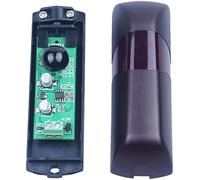 Coppia Coppia di fotocellule universali a infrarossi Sensore esterno automatico Porte da Garage Sicurezza 12V/24 AC DC Contatto NO NC COM con Filtro Solare 20 Metri
