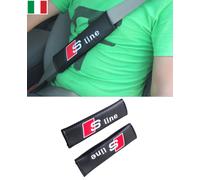 Coppia Copri Cintura di Sicurezza per AUDI S LINE A1 A3 4 5 6 A7 Q5 Q3 TT S-LINE