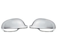 Coppia Copri Specchietto Laterale VW Jetta MK3 Argento Spazzolato Opaco 05-10