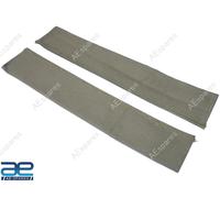 Coppia copricatena portellone in tela verde per Jeep Willys CJ2A CJ3A CJ5 M38...