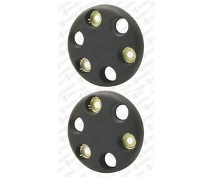 COPPIA COPRICERCHI COPPA RUOTA COPRIMOZZO IVECO DAILY 1999 - 2013 (2PZ)