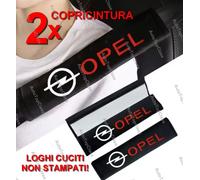 COPPIA COPRICINTURA DI SICUREZZA COPRI CINTURA SICUREZZA OPEL STEMMA CUCITO 2 PZ