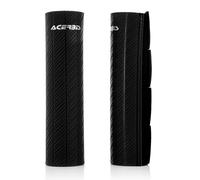 COPPIA COPRIFODERO COPERTURE FORCELLE ø 43 / 48 NERO CON FISSAGGIO RAPIDO
