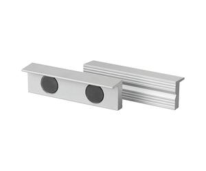 Coppia copriganasce magnetiche in alluminio x morsa 125 mm Fervi 0520/125A