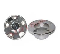 Coppia coprimozzo ruota in acciaio adatti per auto Jeep Willys Suzuki Gypsy King