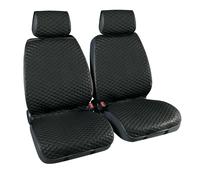 COPPIA COPRISEDILE ANTERIORE SIMILPELLE PER AUTO SOFFICE IMBOTTITURA UNIVERSALI