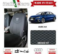 COPPIA COPRISEDILI AUDI A4 SU MISURA Fodere Foderine SOLO ANTERIORI Grigio 37