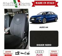 COPPIA COPRISEDILI AUDI A4 SU MISURA Fodere Foderine SOLO ANTERIORI Nero