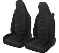 Coppia Coprisedili Auto Compatibili Smart Fortwo, Tessuto Jacquard Accoppiato