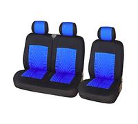Coppia Coprisedili Coprisedile Per Auto Universale 1 + 2 Coprisedili Per Ford Per Transit(BLUE)