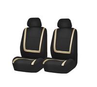 Coppia Coprisedili Coprisedili Auto Per GMC Per Sierra 1500 Per Sierra 2500 Per Sierra 3500 Per Yukon Per Terreno Copertura Protezione Sedile Automatico(2Seats-Beige)
